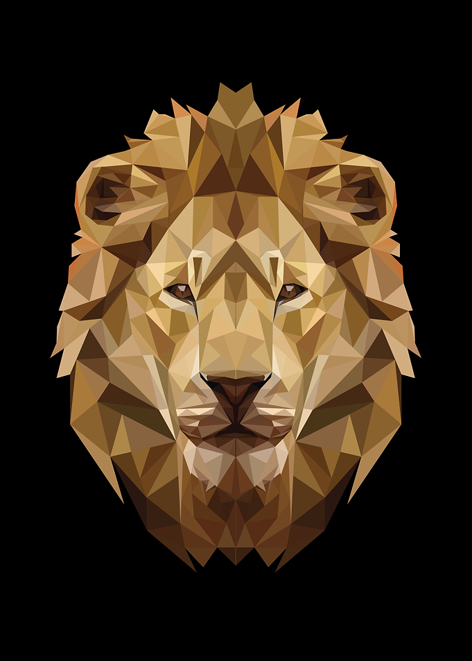 lion lowpoly
