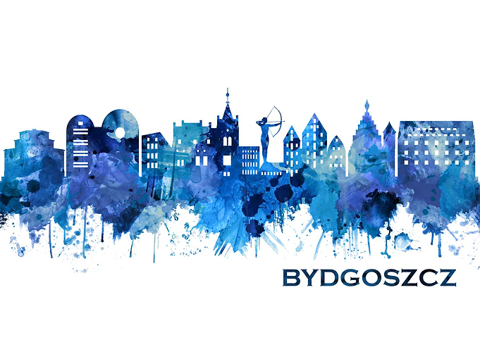 Bydgoszcz Poland Skyline