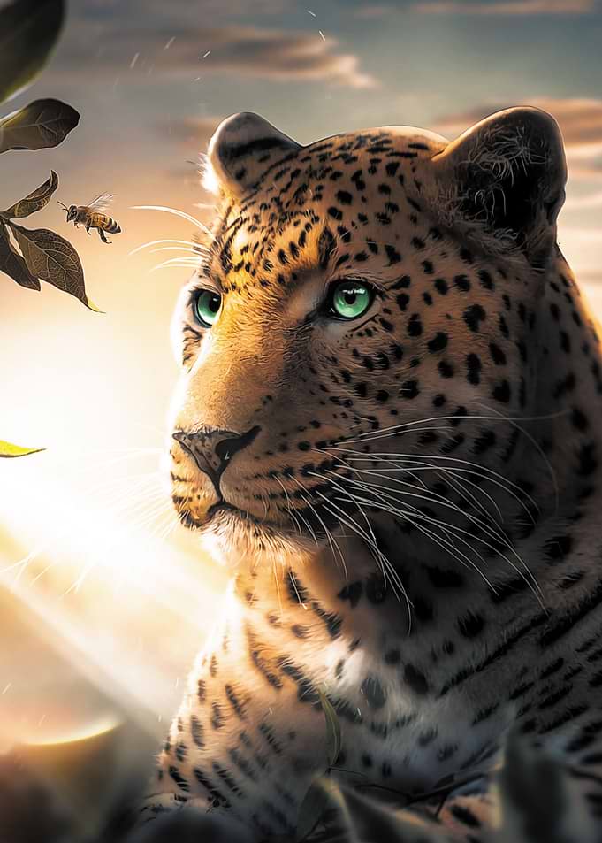 The Leopard and Wasp