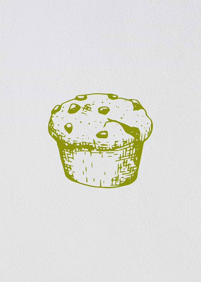 Minimalist Food Cupcake