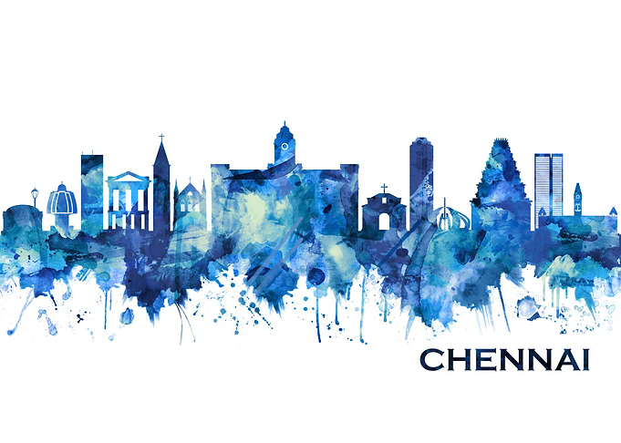 Chennai Tamil Nadu Skyline
