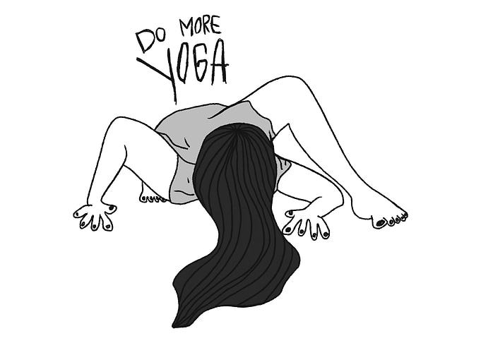 Do more yoga Sadako