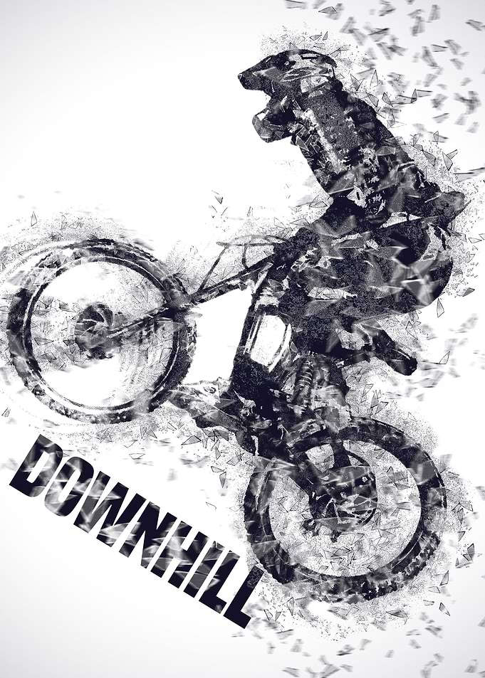 downhill