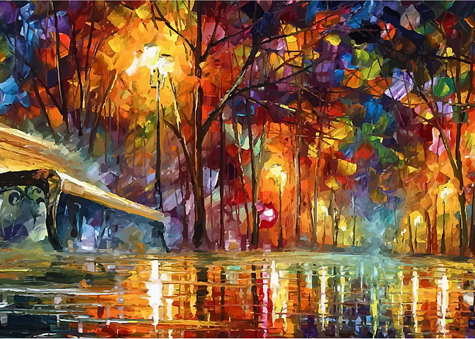 Leonid Afremov Landscape