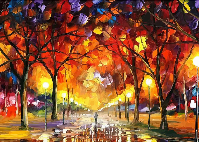 Leonid Afremov Landscape