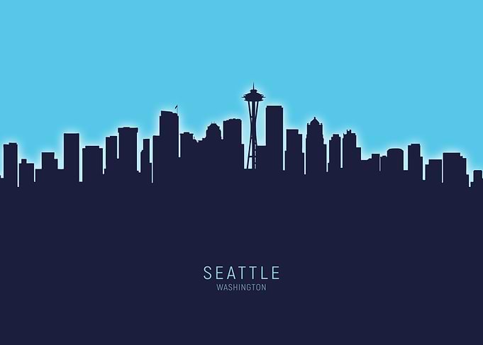 Seattle Skyline Washington