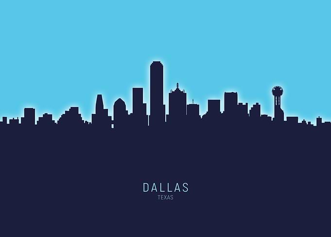 Dallas Skyline Texas