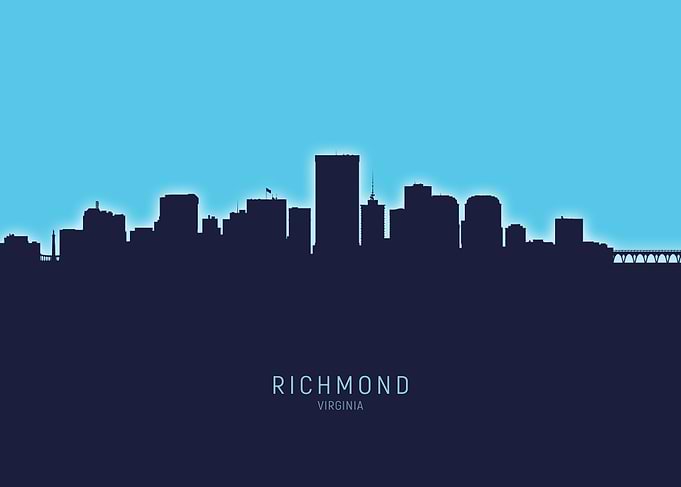 Richmond Skyline Virginia
