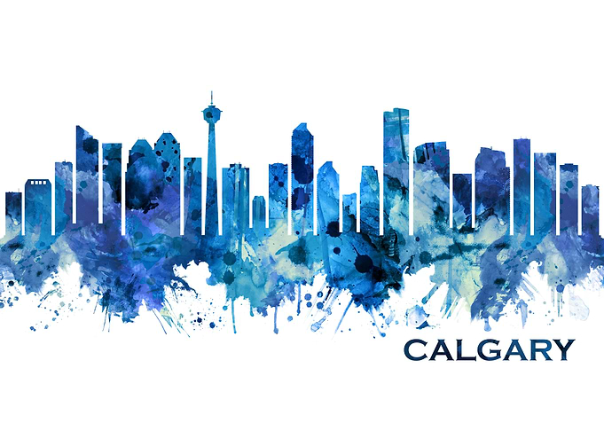 Calgary Canada Skyline