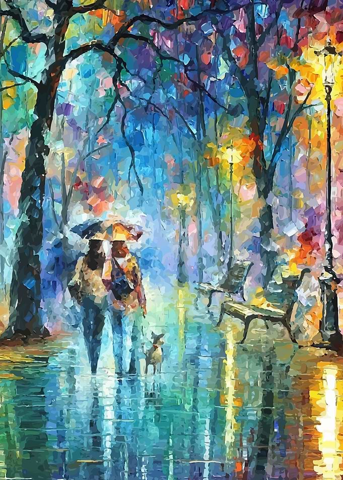 Leonid Afremov Landscape