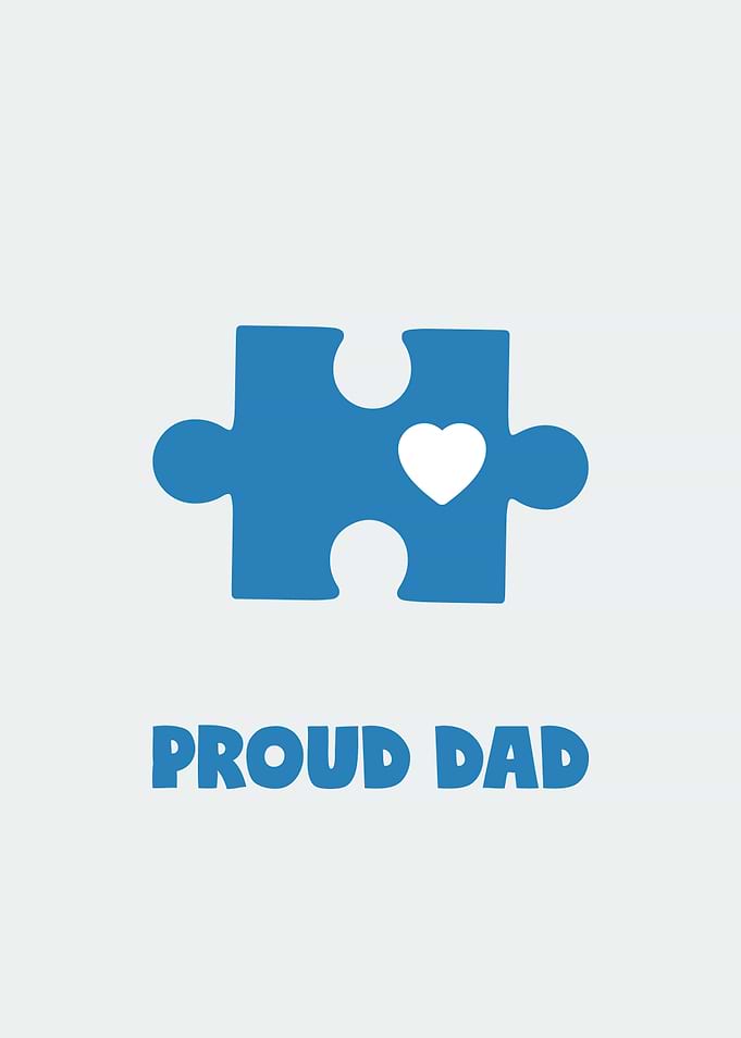 Proud Dad Autism Awareness