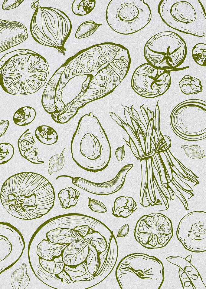 Minimalist Food Vegetables