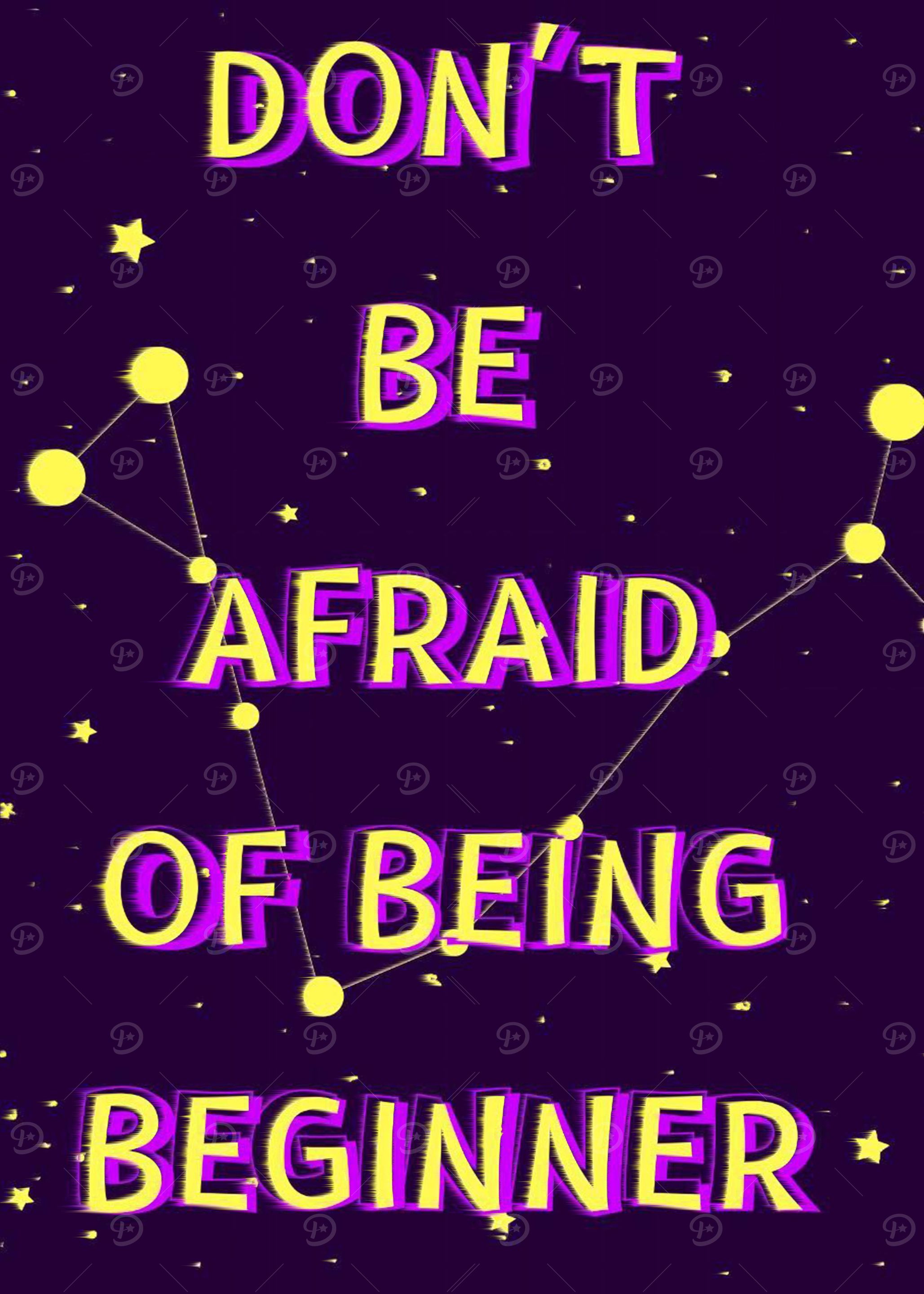 do not be afraid