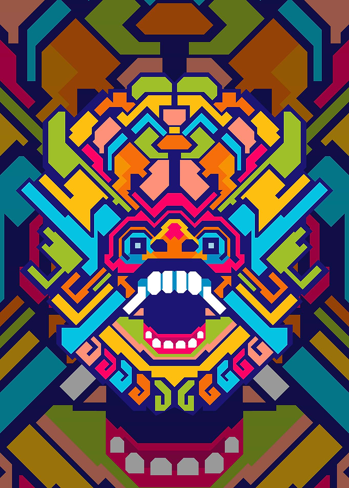 BARONG POP ART GEOMETRIC