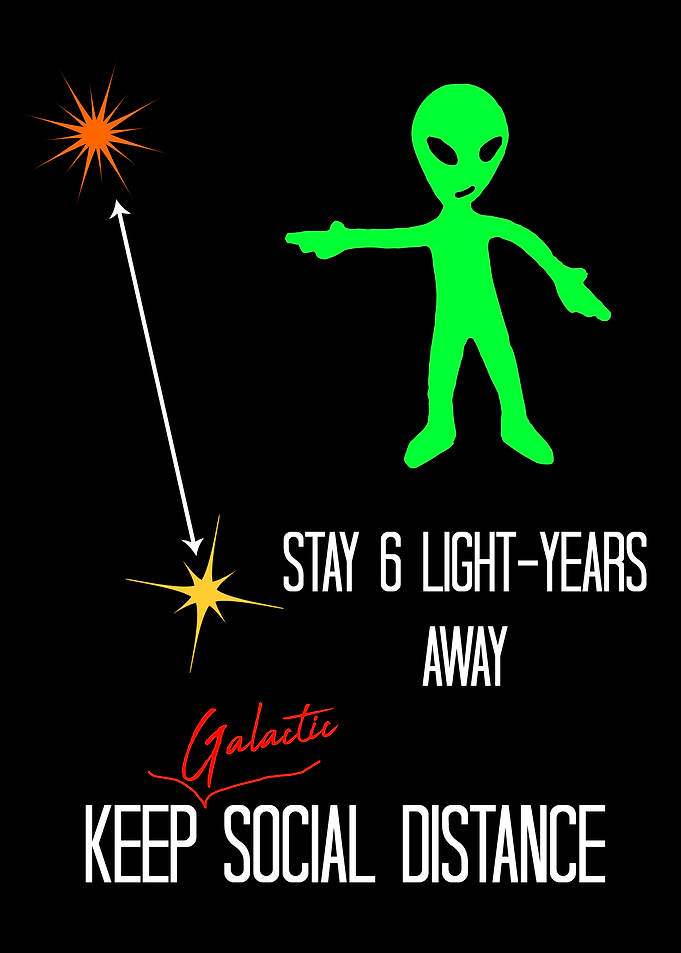 Galactic Social Distance