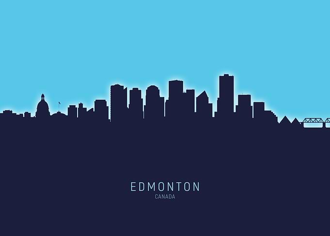 Edmonton Skyline Canada