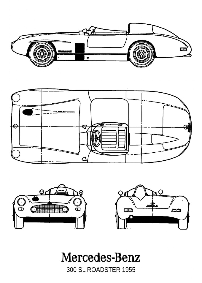 BNW MercedesBenz 300 SL R
