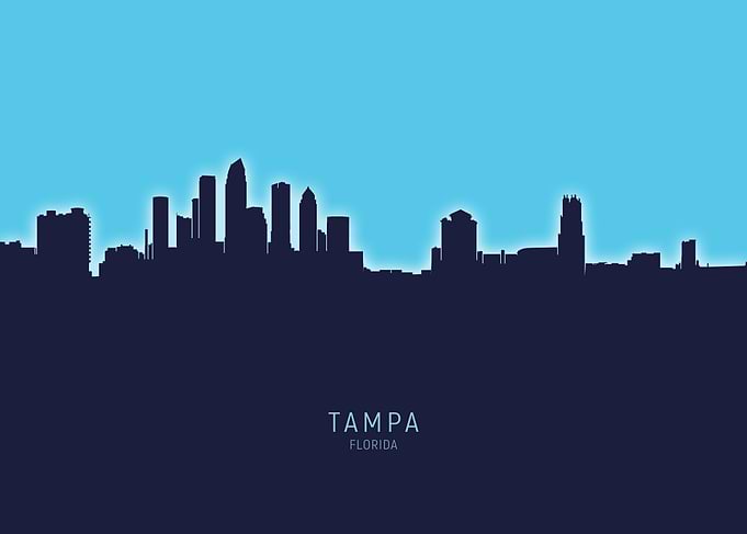 Tampa Skyline Florida