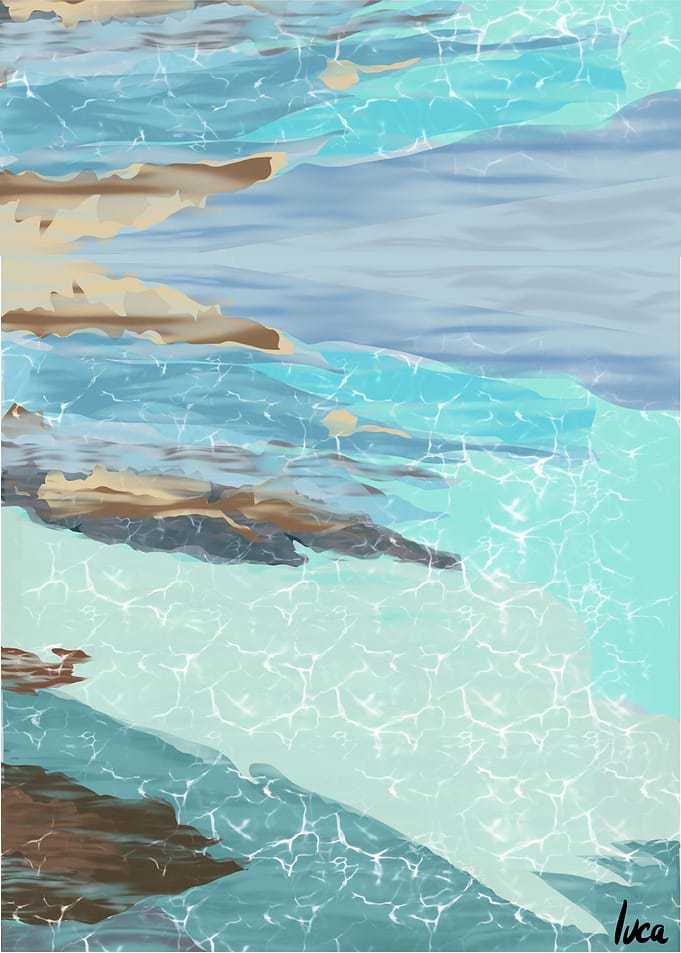 BROKEN CALM SEA