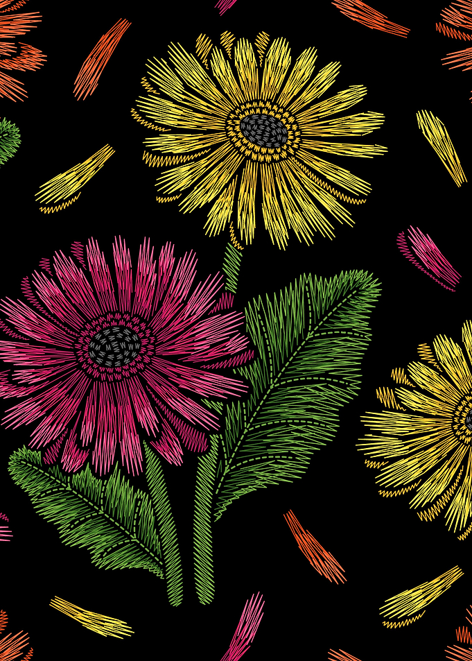 EmbroideredFlowersOnBlac14