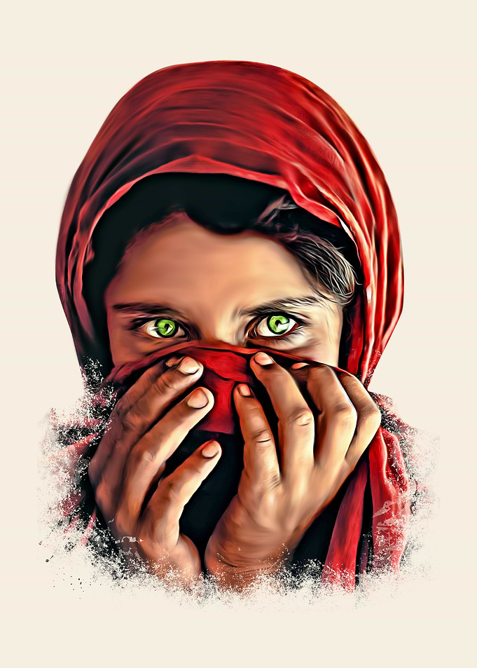Afghan Girl Beautiful Eyes
