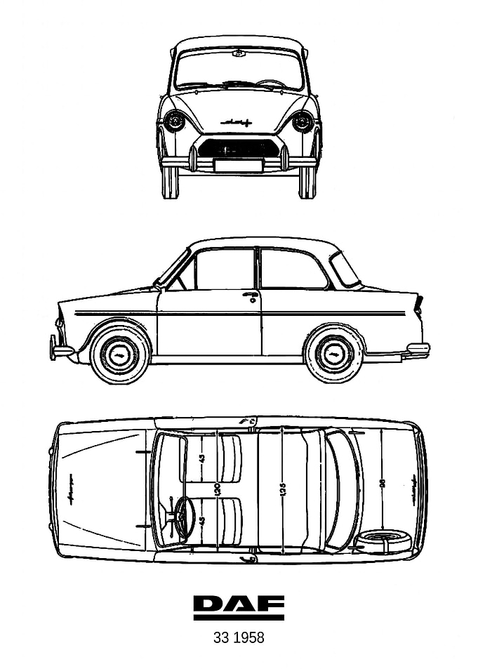 BNW DAF 33 1958