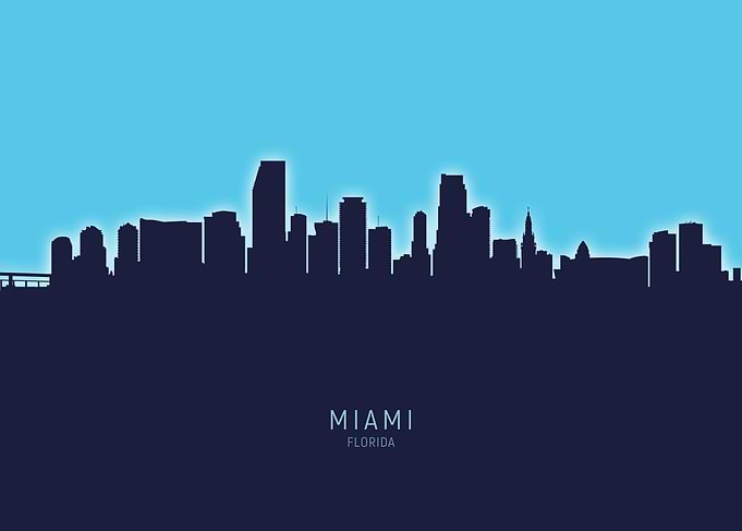 Miami Skyline Florida