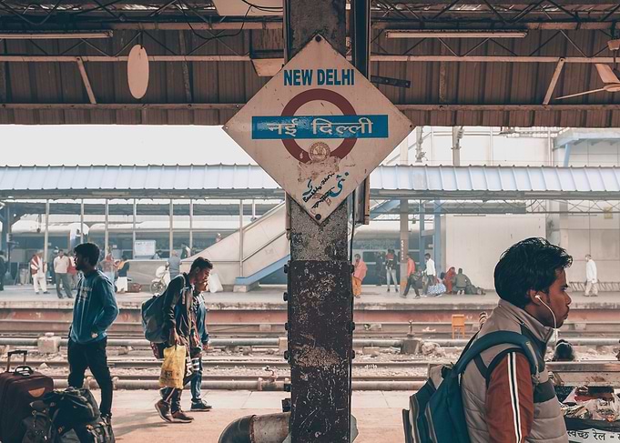 Rail station New Dehli