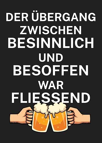 Besinnlich Besoffen