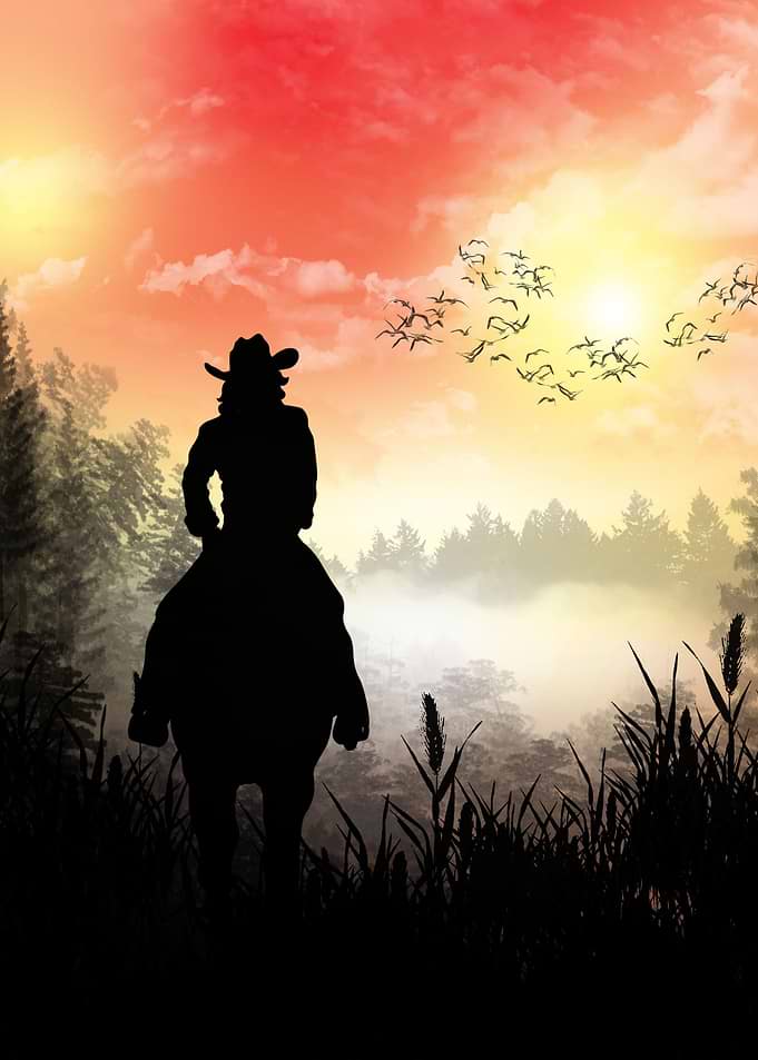 Riding hourse