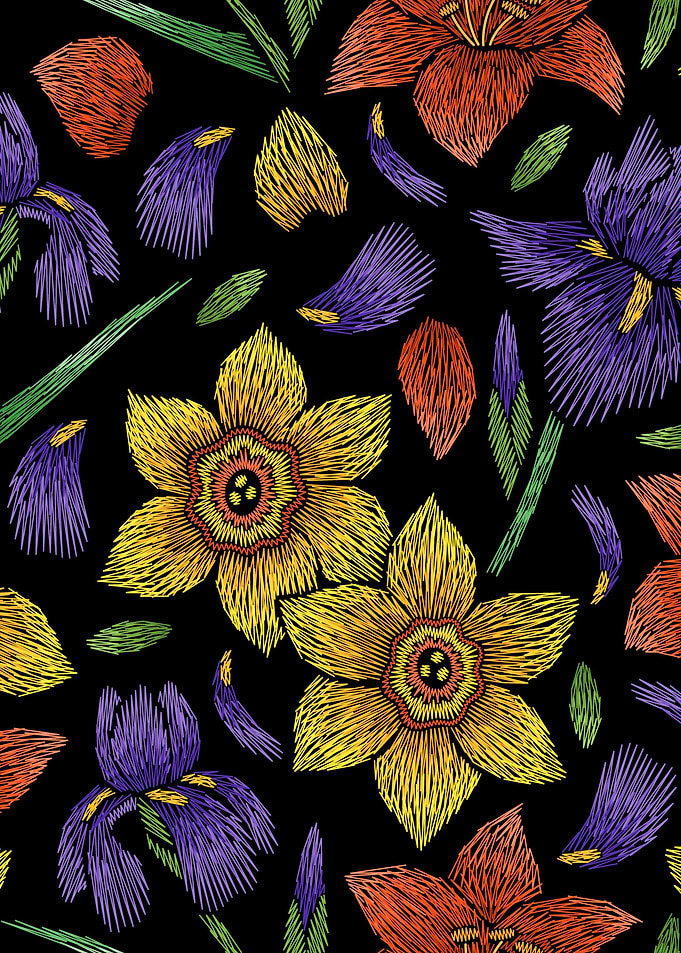 EmbroideredFlowersOnBlac27