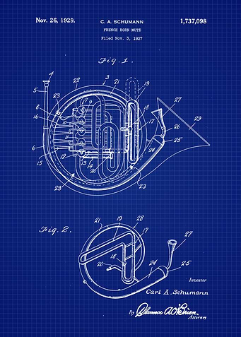 1927 French Horn Patent