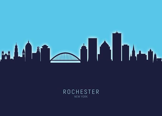 Rochester Skyline New York