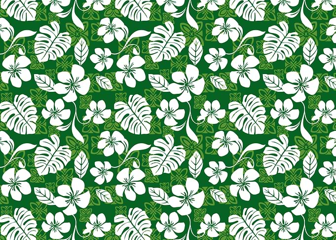 Hawaiian Flowers Leaves