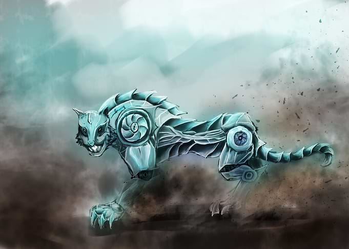 mecha tiger