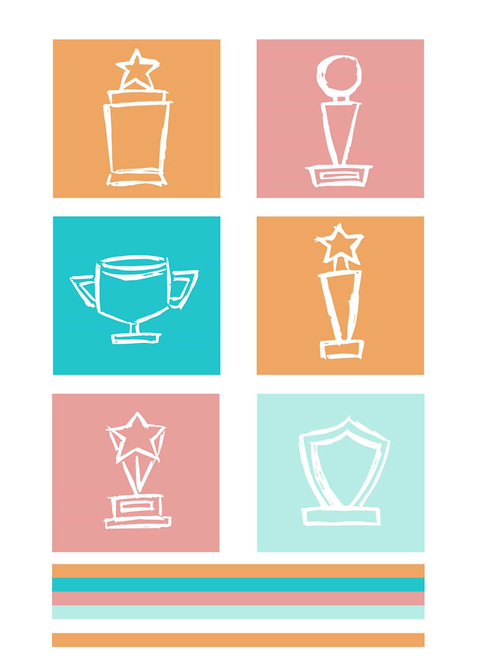 Trophy Cute Colorful 2