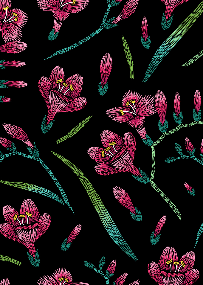 EmbroideredFlowersOnBlac07
