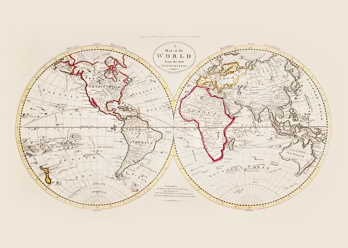 a world map