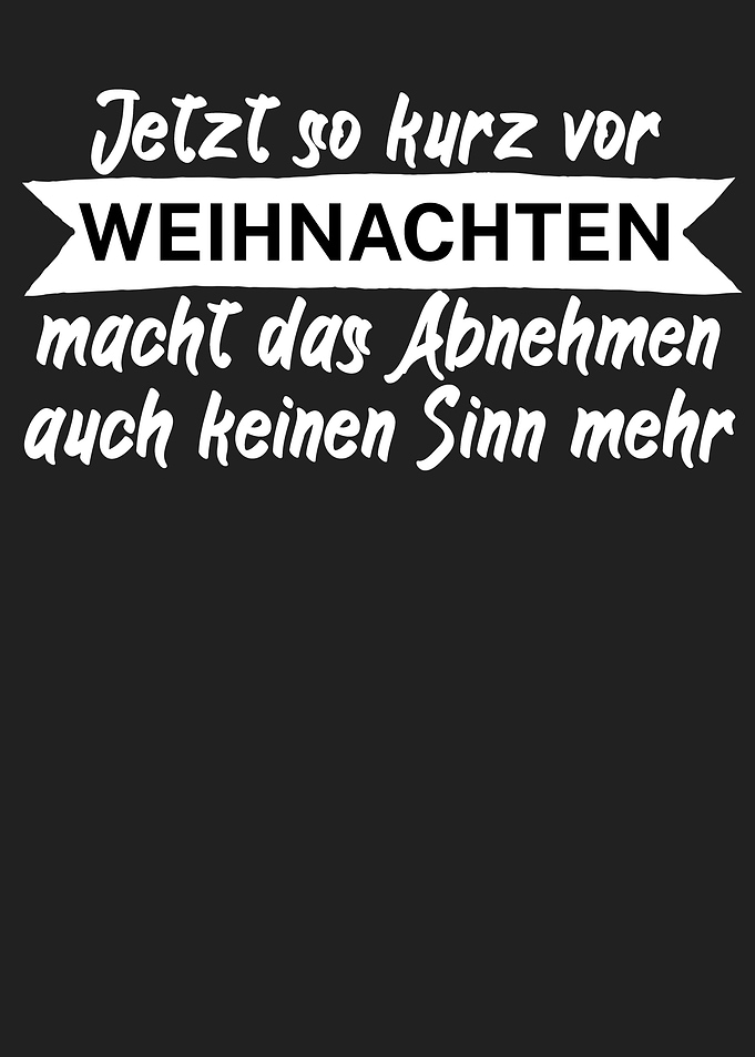 Weihnachten Abnehmen