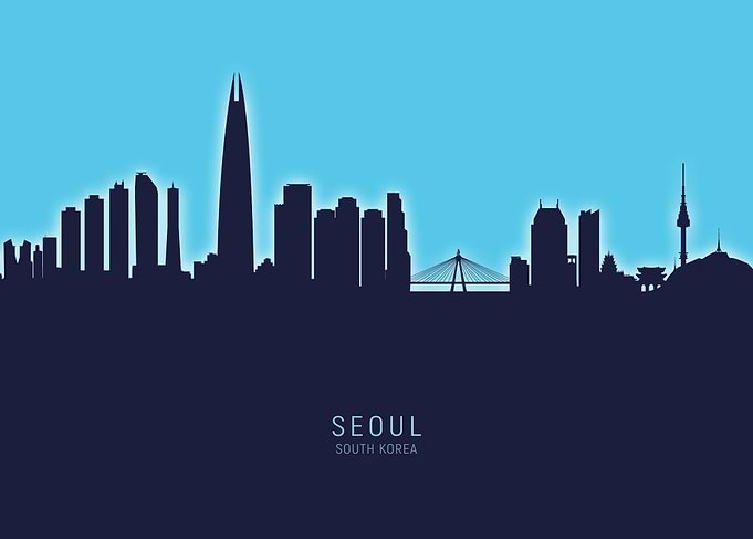 Seoul Skyline South Korea