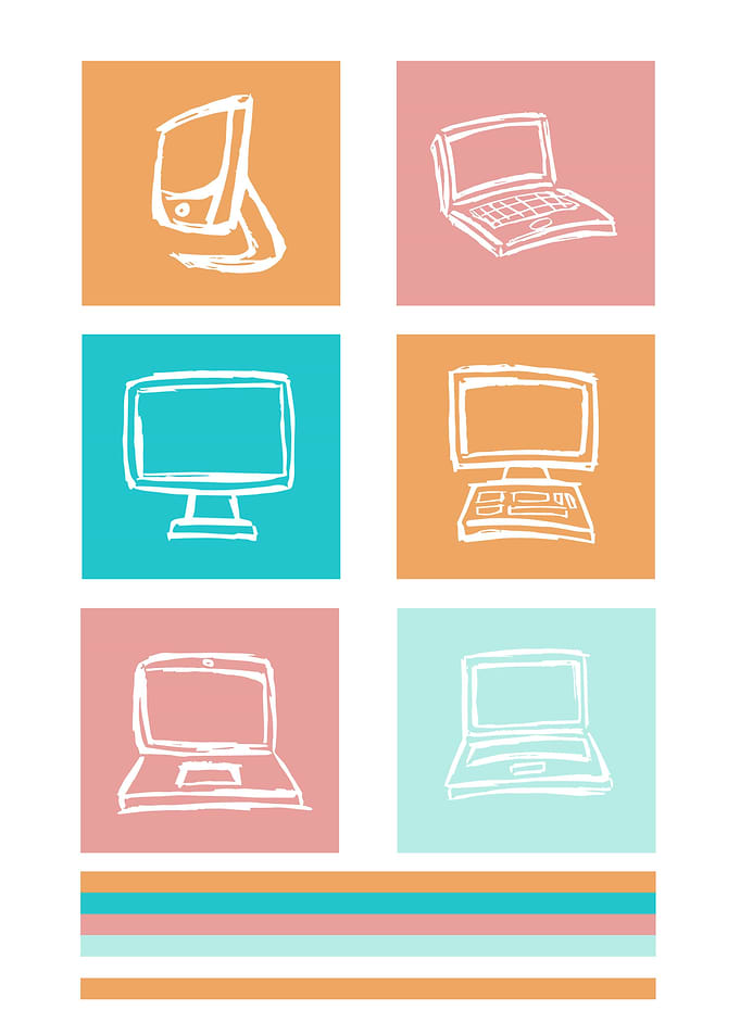 PC Work Cute Colorful