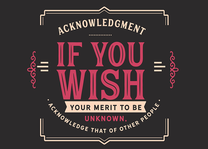 acknowledgment