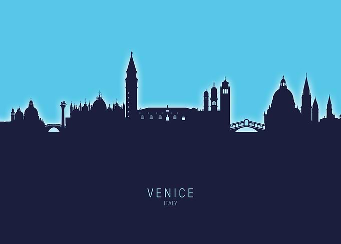 Venice Skyline Italy