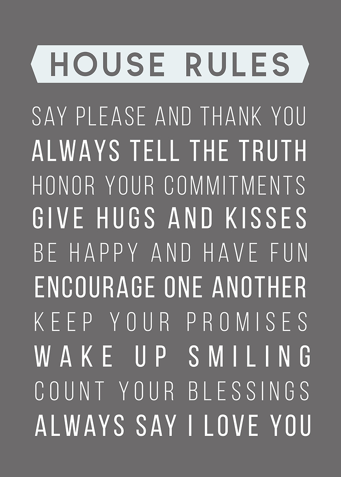 House Rules In Grey