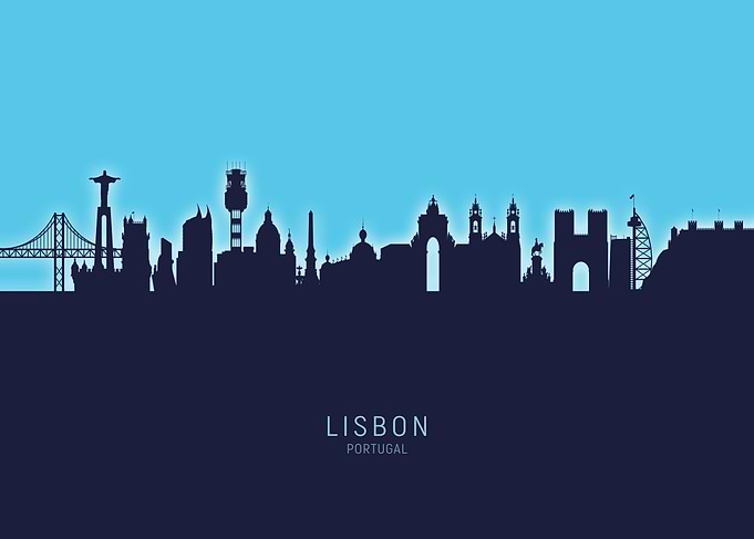 Lisbon Skyline Portugal