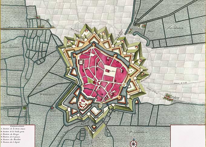 Bethune castle map