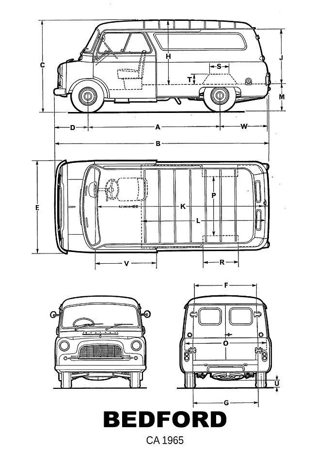 BNW Bedford CA 1965