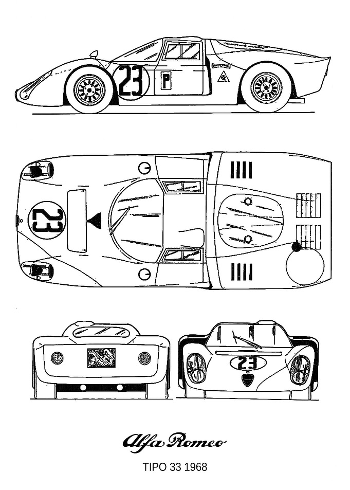 BNW Alfa Romeo Tipo 33 196