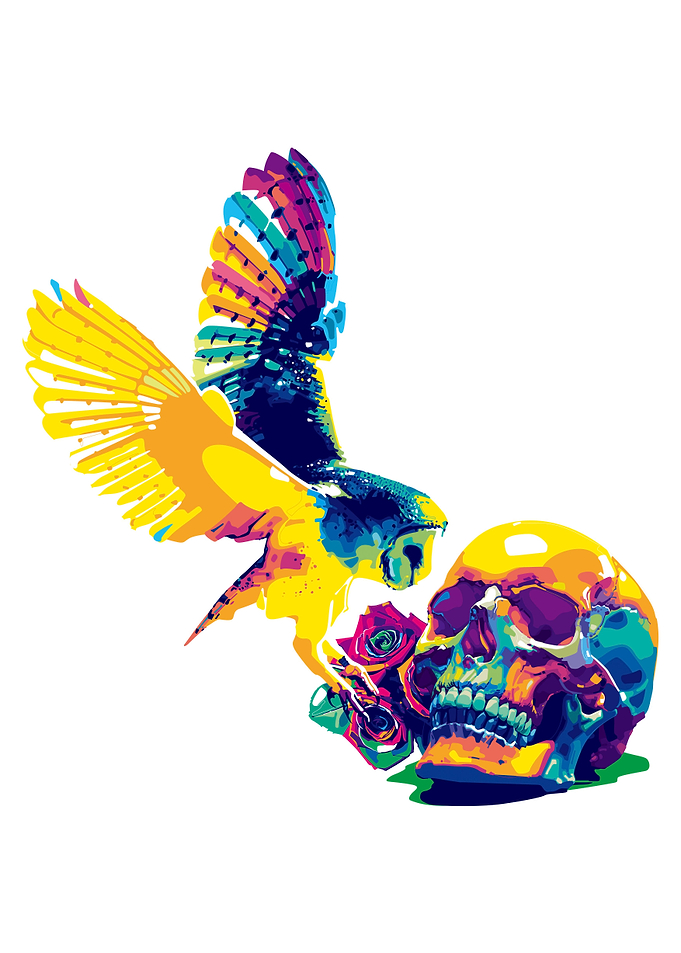 My Own Owl Skull
