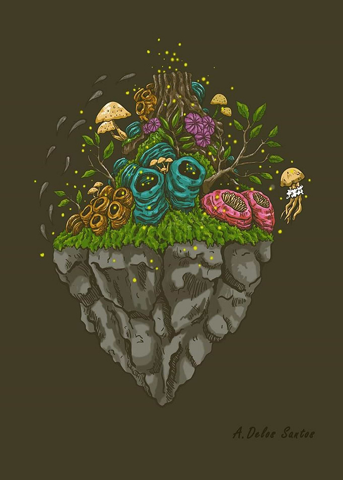 Floating corals